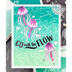 Hero Arts Cling Stamp Aqua Texture Bold Prints CG913 Water