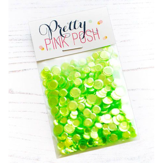 Pretty Pink Posh Lime Shimmer Confetti Pretty Pink Posh Lime Shimmer Confetti