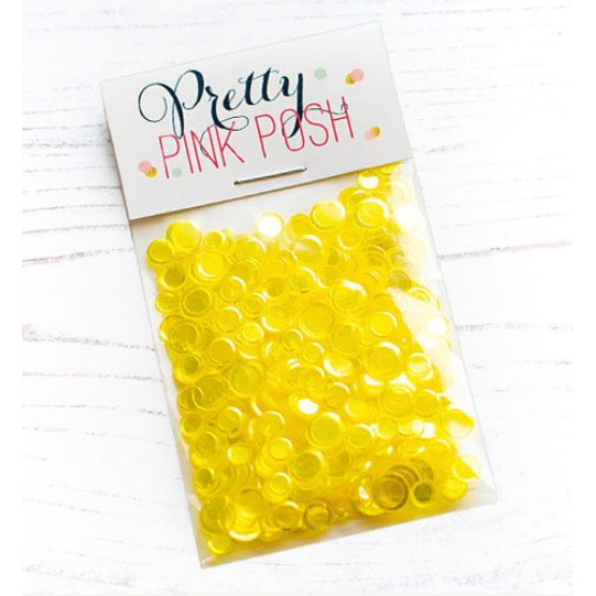 Pretty Pink Posh Lemon Shimmer Confetti