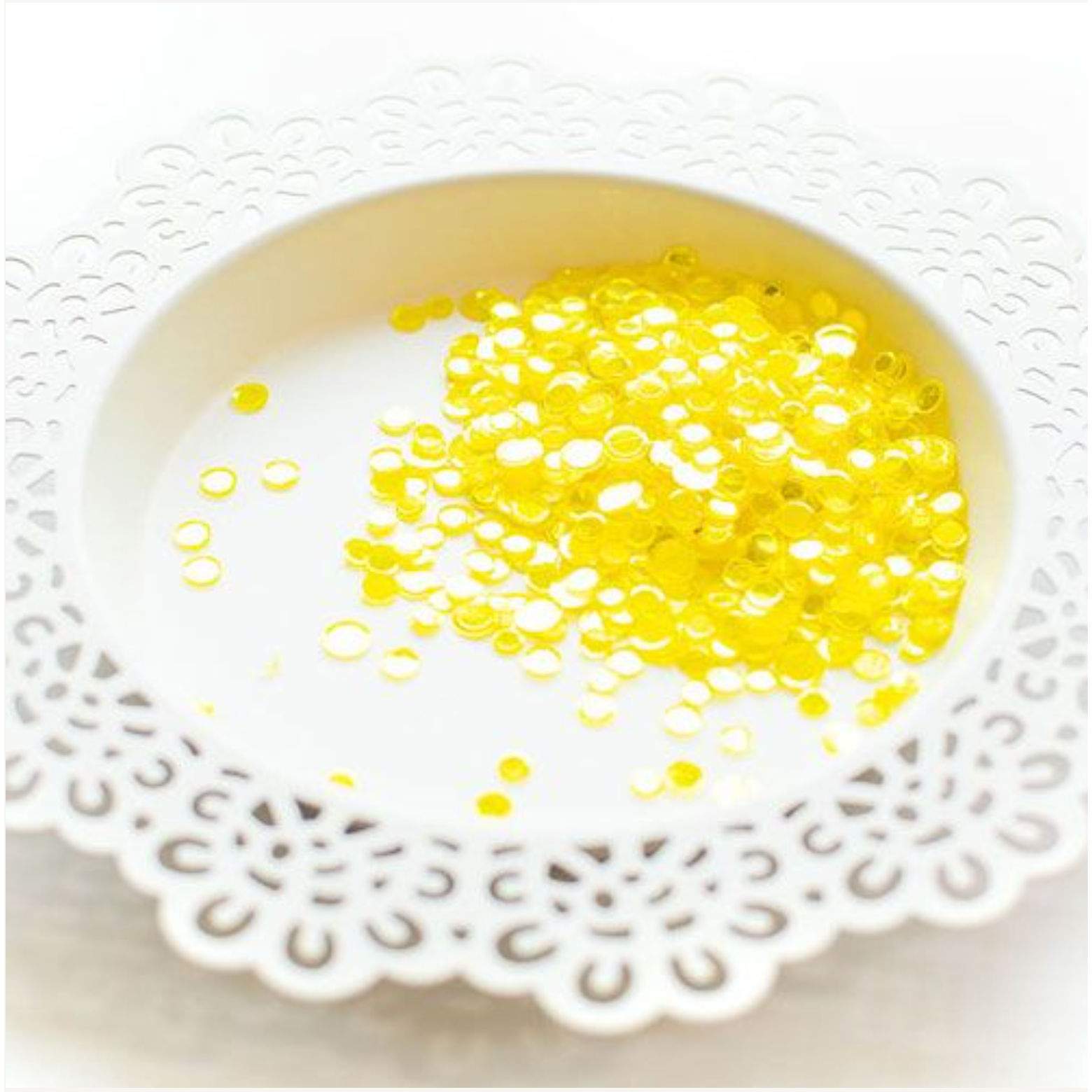 Pretty Pink Posh Lemon Shimmer Confetti Lemon