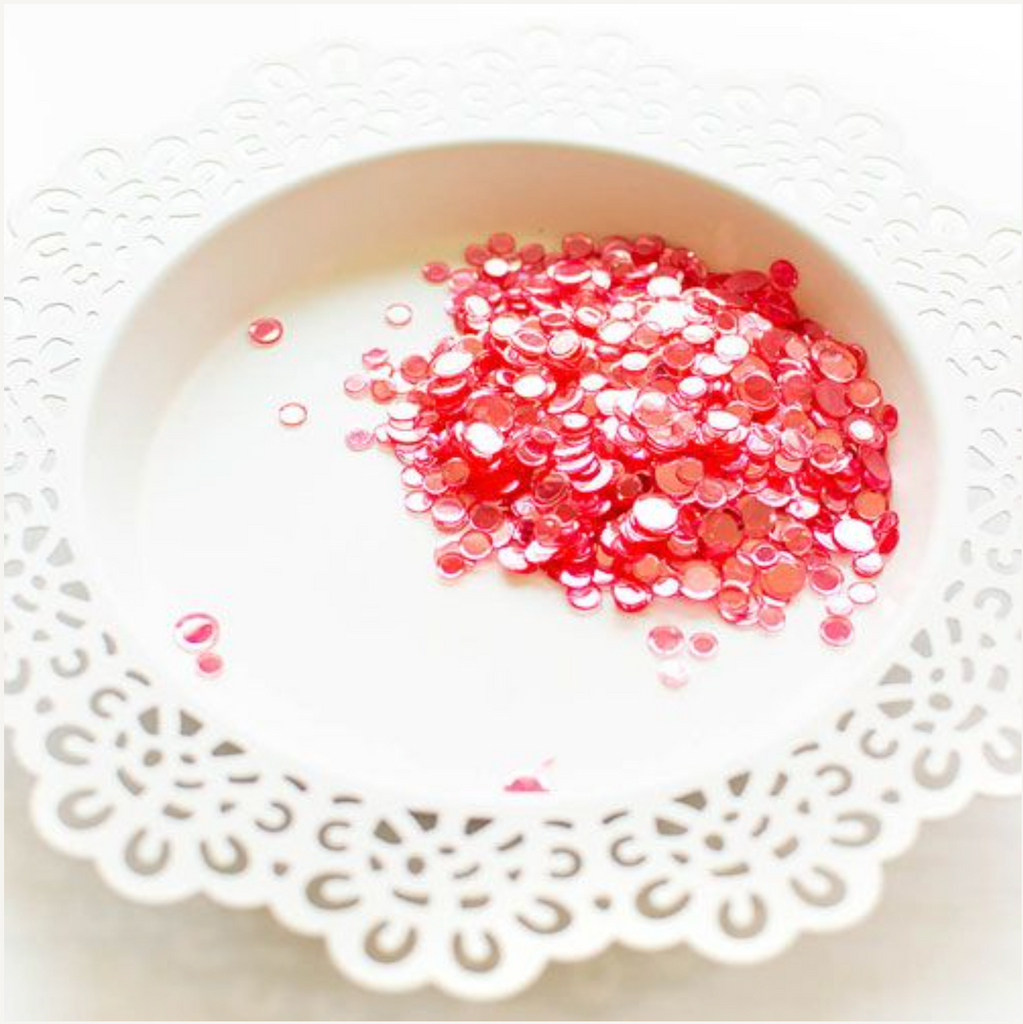 Pretty Pink Posh Strawberry Shimmer Confetti Strawberry