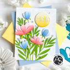 Alex Syberia Designs Garden Tweets Die Set asdd76 Hello