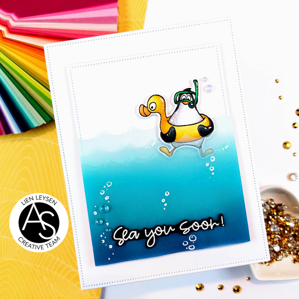 Alex Syberia Designs Pengu-tastic Holiday Die Set asdcd78 Sea you soon