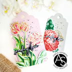 Alex Syberia Designs Signature Tags Die Set asdd85 Sending love