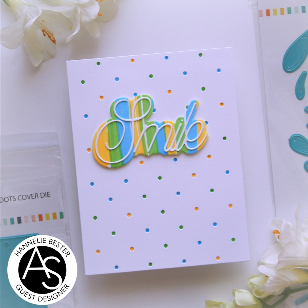 Alex Syberia Designs Tiny Dots Stencil asdste87 Smile