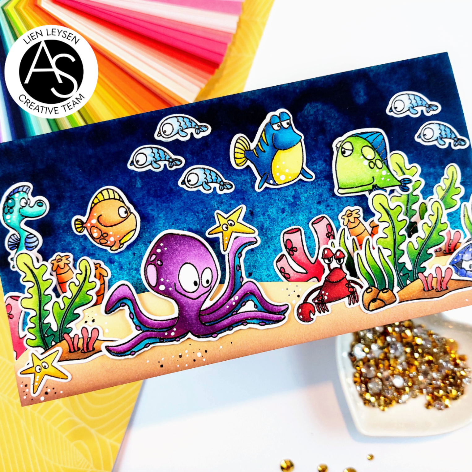 Alex Syberia Designs Underwater Wonders Die Set asdcd79 Sea Friends