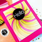 Alex Syberia Designs Sunrays Stencil Set asdste68 Hello