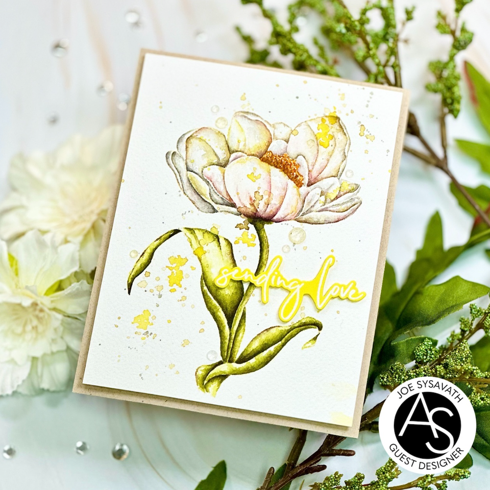 Alex Syberia Designs Tulips Treasure Stencil Set asdste84 Sending Love