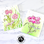 Alex Syberia Designs Tulips Treasure Hot Foil Plate Set asdhf84 Sending love