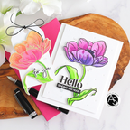Alex Syberia Designs Tulips Treasure Stencil Set asdste84 Hello