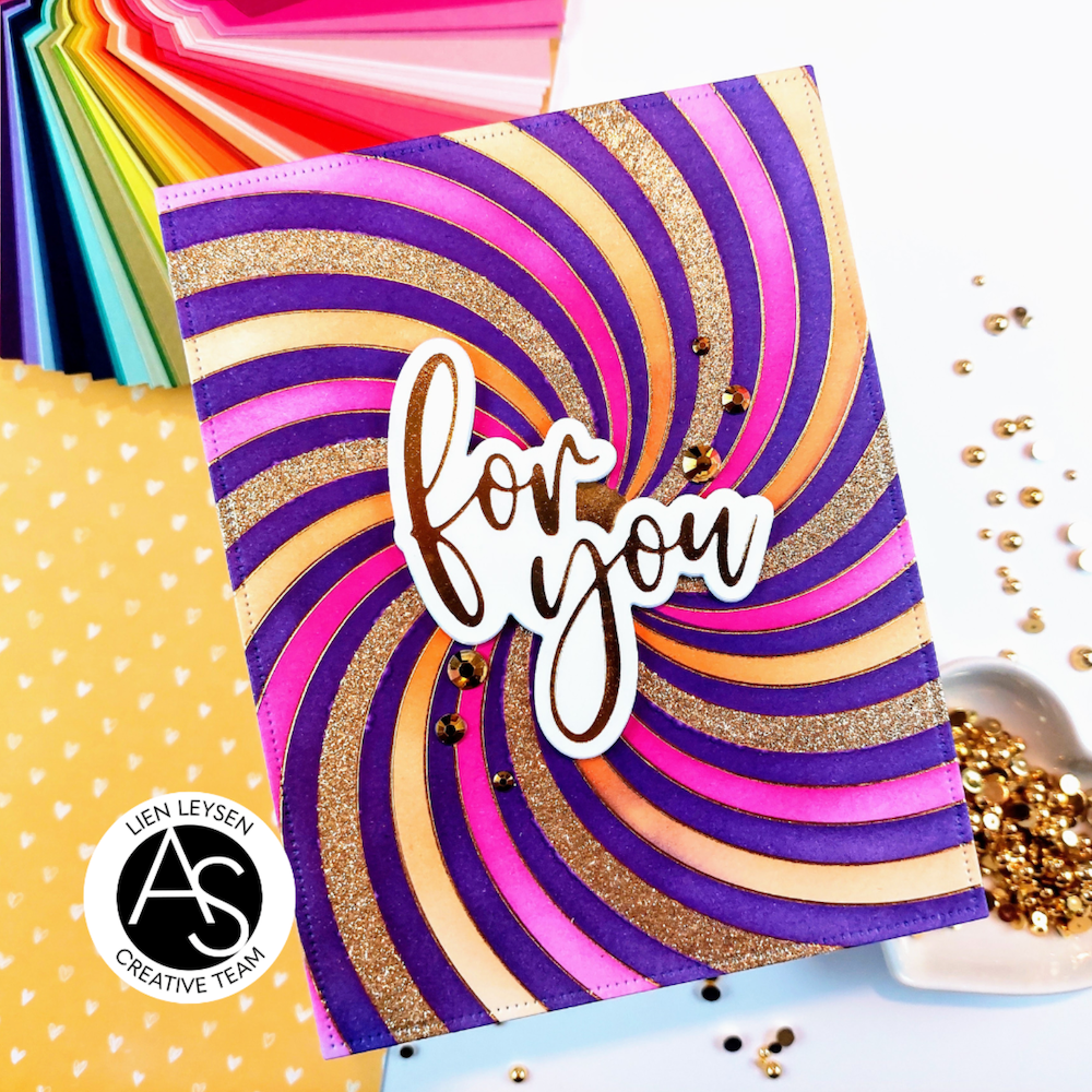 Alex Syberia Designs For You Hot Foil Plate asdhf81 swirl