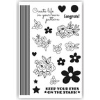 Julie Hickey Designs Blooming Lovely Clear Stamps DS-PL-1047