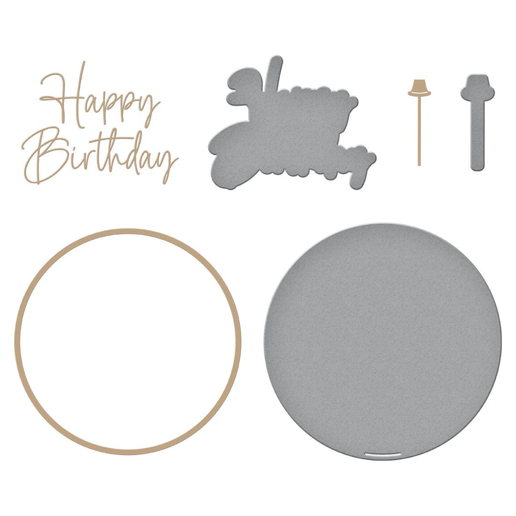 GLP-396 Spellbinders Giant Party Balloon Glimmer Hot Foil Plate and Die Set