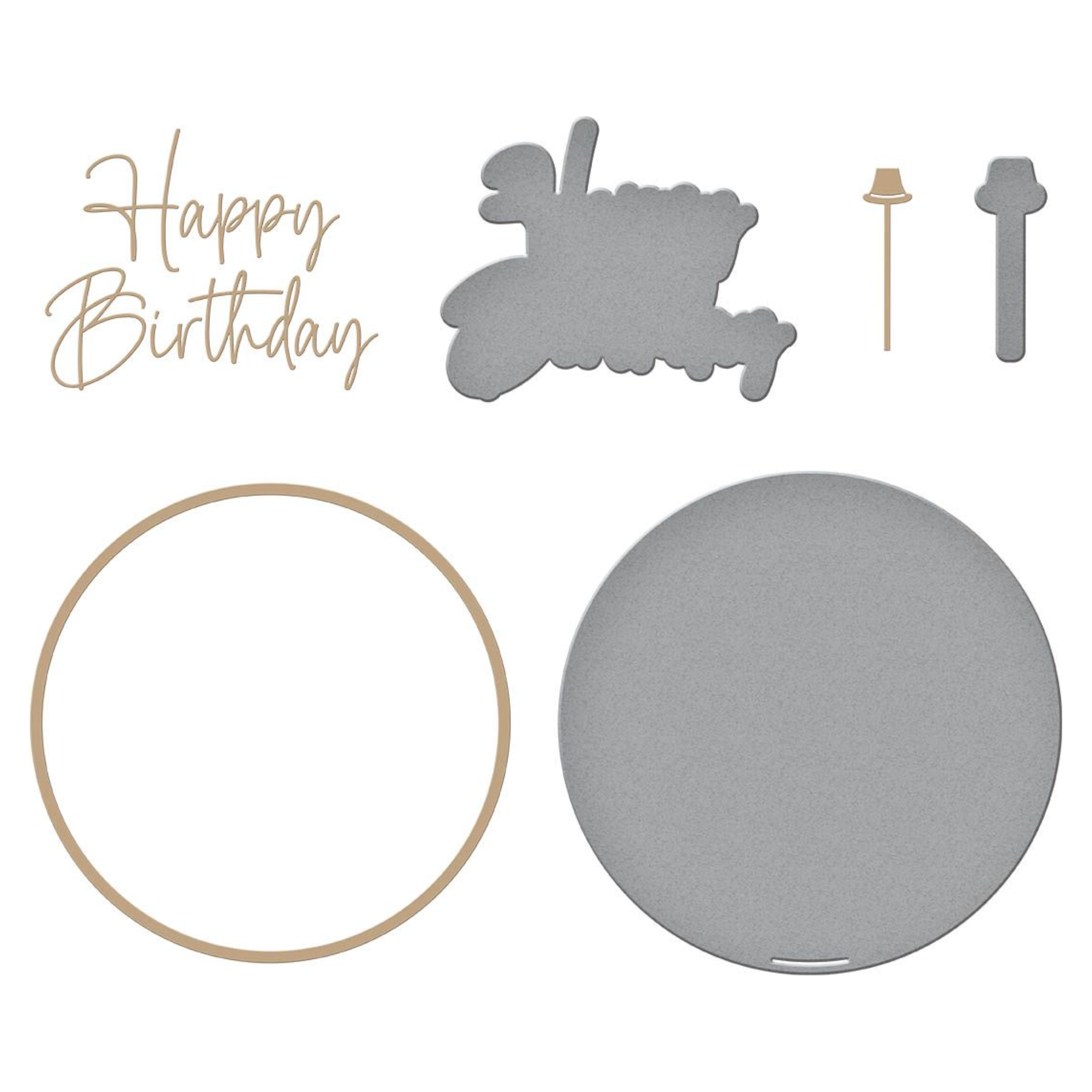 GLP-396 Spellbinders Giant Party Balloon Glimmer Hot Foil Plate and Die Set