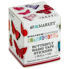 49 and Market Spectrum Gardenia Butterfly Washi Stickers SG-23770
