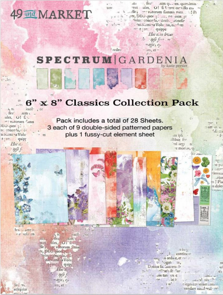 49 and Market Spectrum Gardenia Classics 6 x 8 inch Paper Pack SG-23442