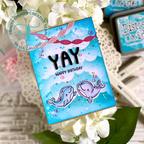 Trinity Stamps BirthYAY Balloons Die Set tmd-222 Sea Birthday Card | color-code:ALT01