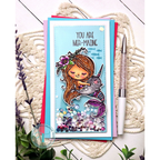 Trinity Stamps Mermazing Clear Stamp Set tps-260 You Are Amazing Mermaid Card | color-code:ALT01