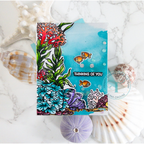 Trinity Stamps Underwater Scene Background Die Set tmd-c259 Underwater Scene Encouragement Card | color-code:ALT01