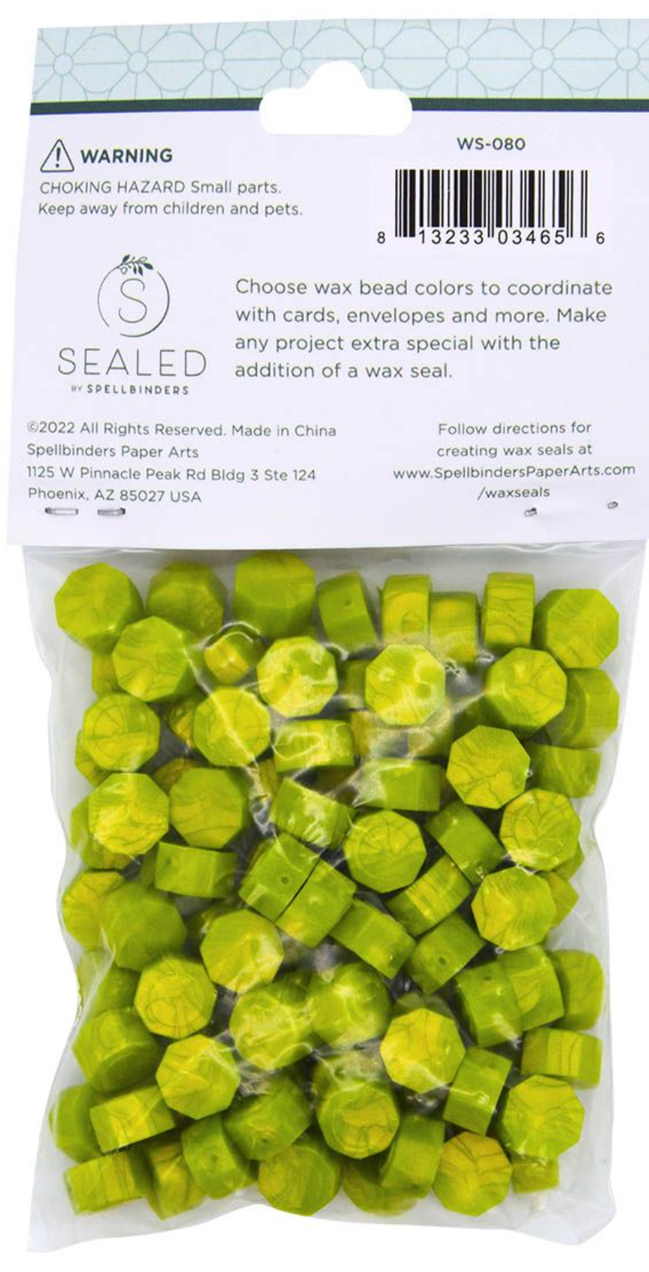 Spellbinders - Sealed Collection - Wax Beads - Green