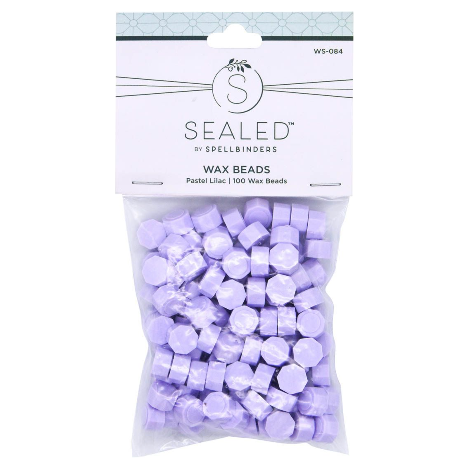 WS-084 Spellbinders Pastel Lilac Wax Beads Purple