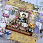Tim Holtz Flip Top Distress Paint FOSSILIZED AMBER Ranger TDF50209 Dreams Vignette Panel Project
