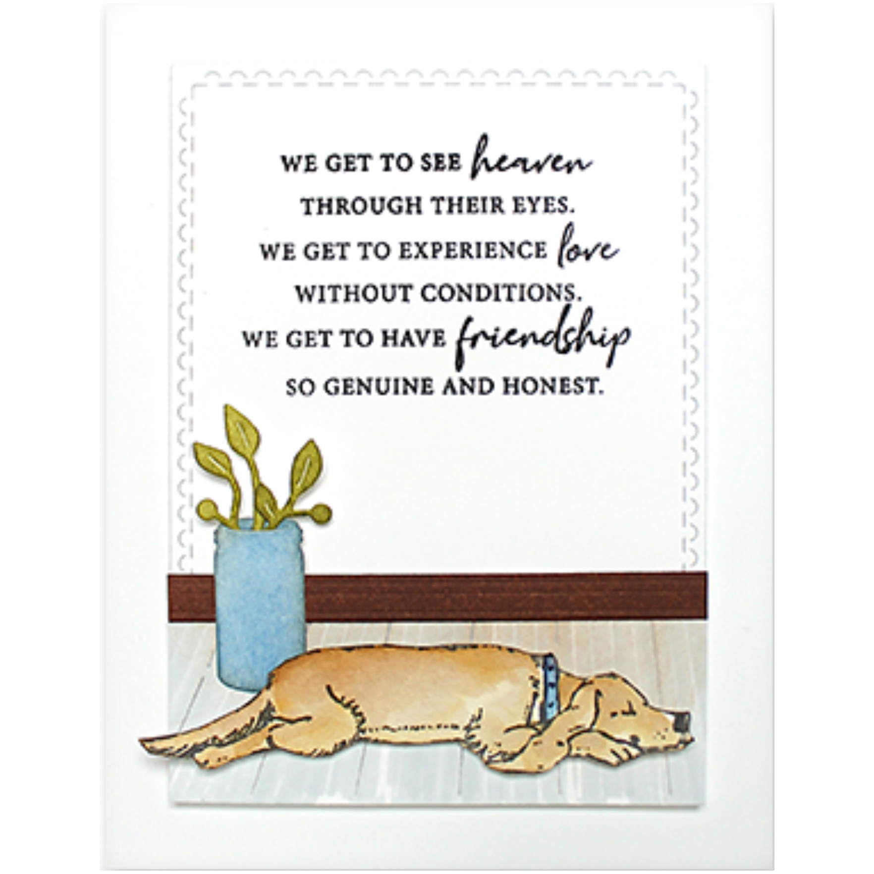 Penny Black Clear Stamps Paw Prints 30-983 Love