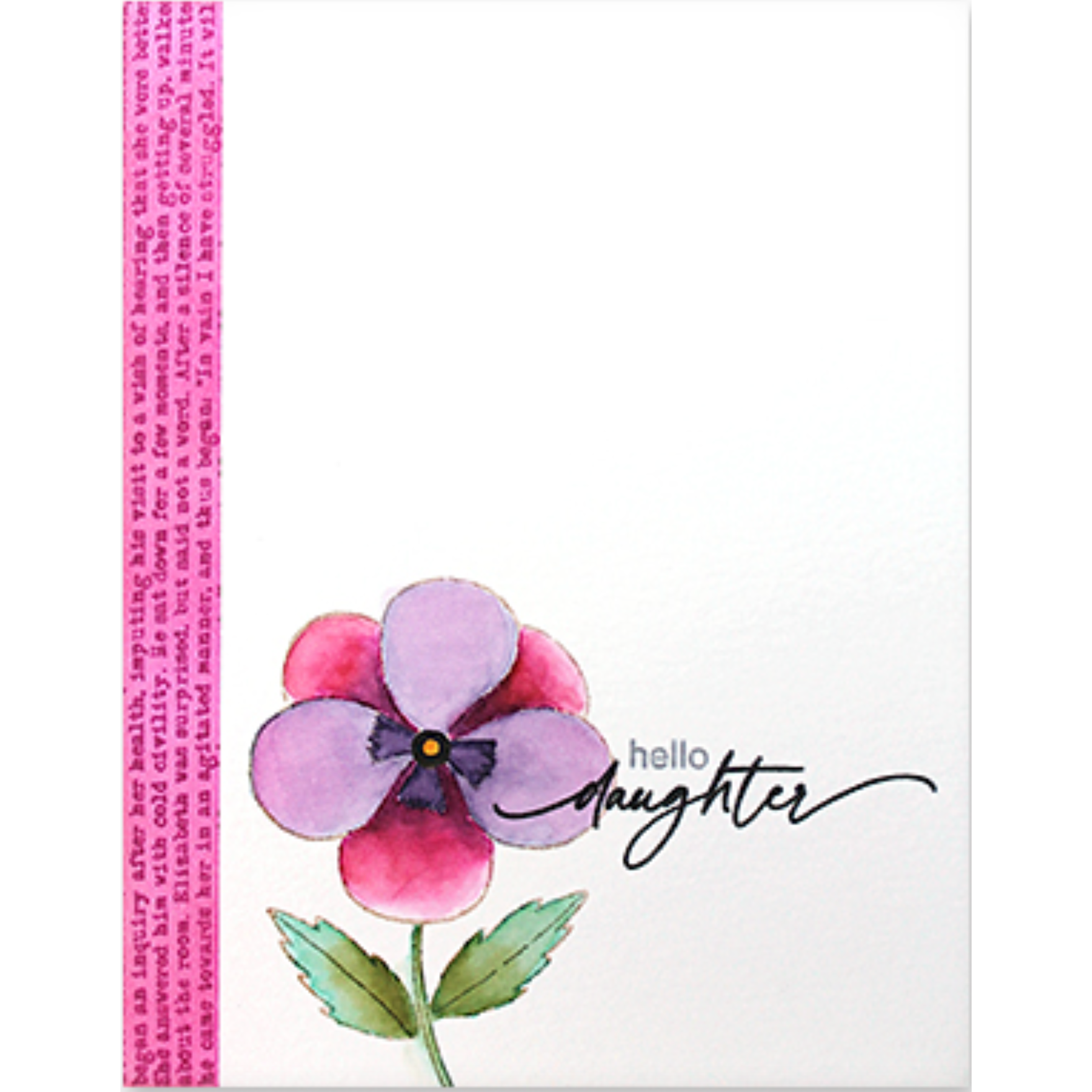 Penny Black Clear Stamps Abloom 30-987 Daughter