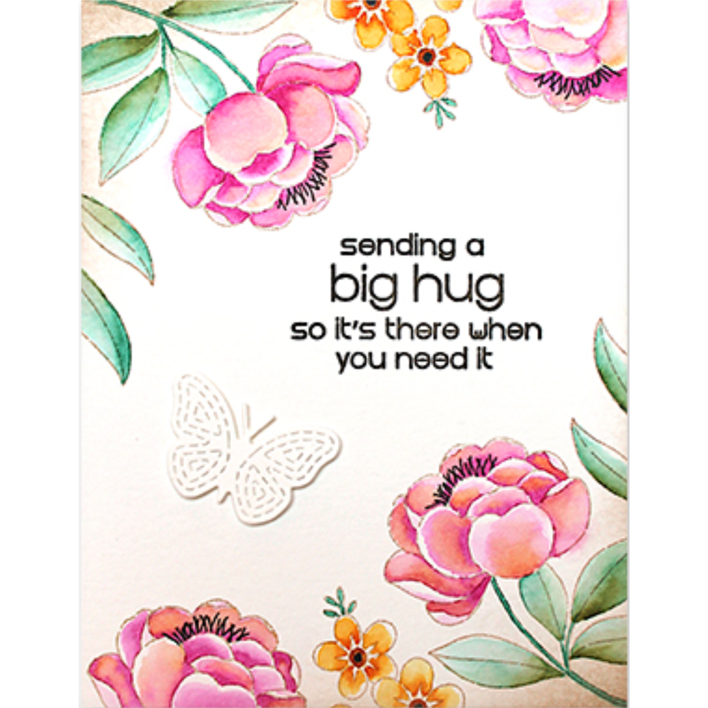 Penny Black Clear Stamps Abloom 30-987 Big Hug