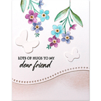 Penny Black Clear Stamps Abloom 30-987 dear Friend
