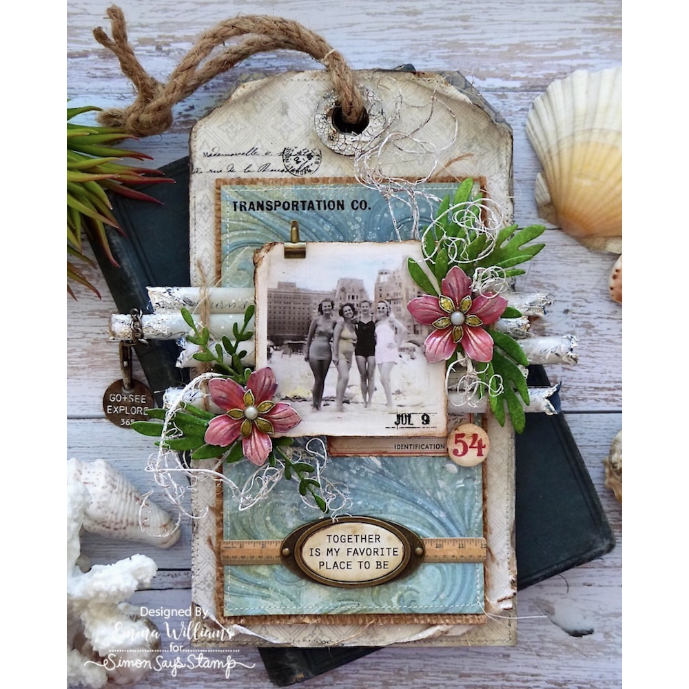 Tim Holtz Idea-ology BACKDROPS VOLUME 2 th94118 Tag | color-code:ALT01