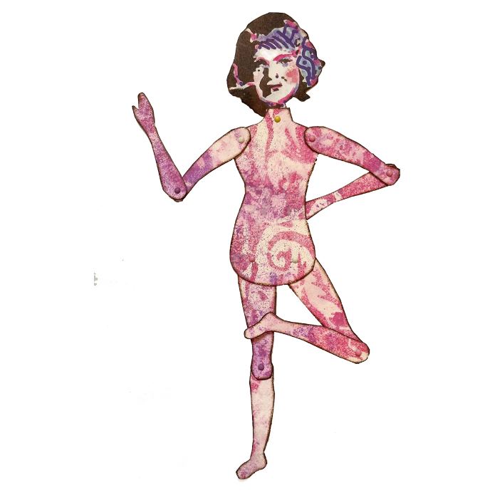 StencilGirl Paper Doll Stencil s959 Standing
