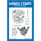 Whimsy Stamps ATC Catch the Wave Clear Stamps CWSD190b