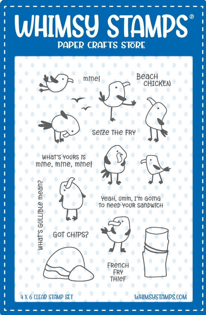 Whimsy Stamps Gullibles Clear Stamps CWSD147b