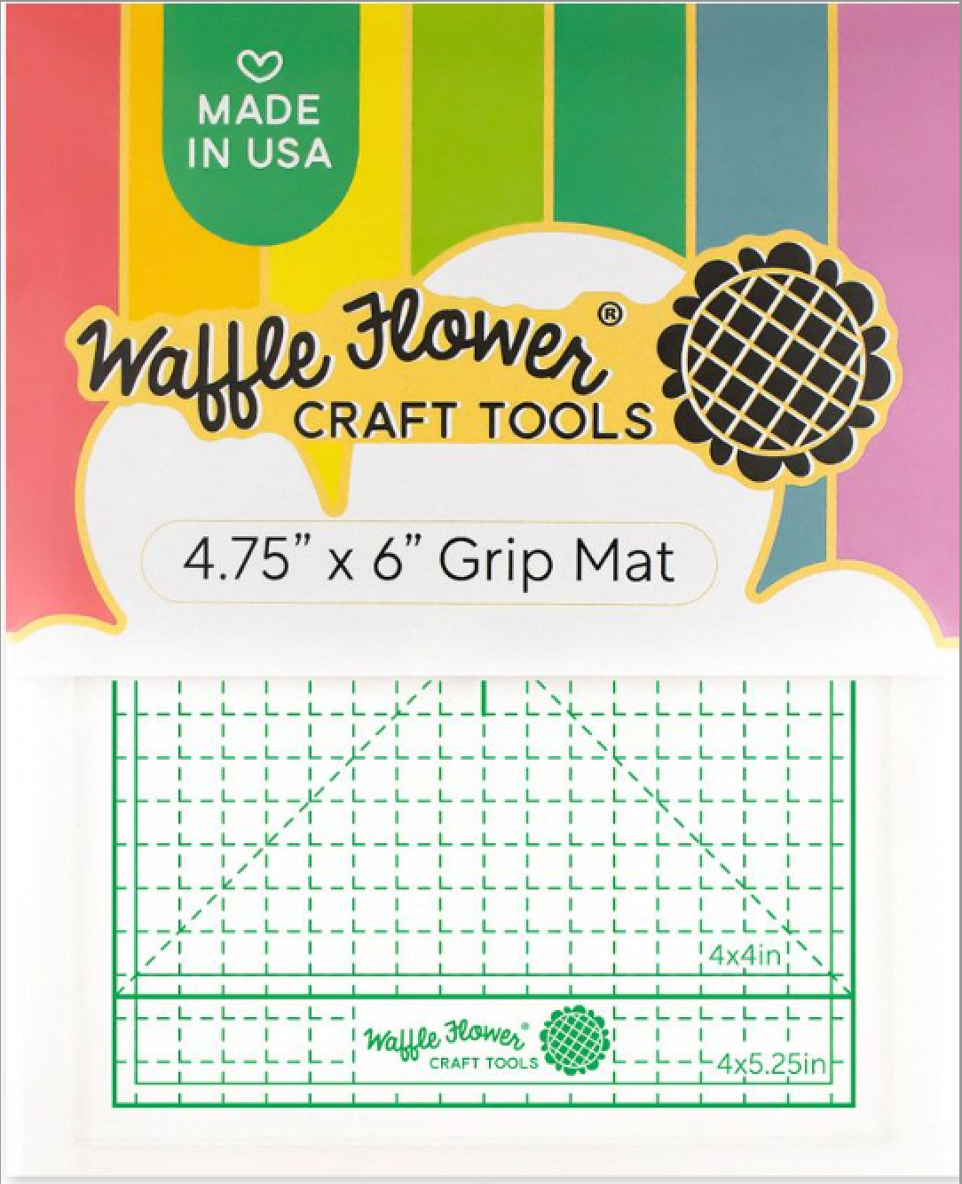 WAFFLE FLOWER: Grip Mat | 4.75 x 6