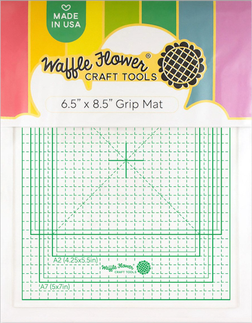 Waffle Flower 6.5 x 8.5 inch Grip Mat Wft074