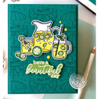 Hero Arts Picnic Basket Clear Stamp and Die Set SB370 drinks