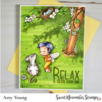 Sweet November Stamps Spring Wees Clear Stamp Set snsspsw23 Relax