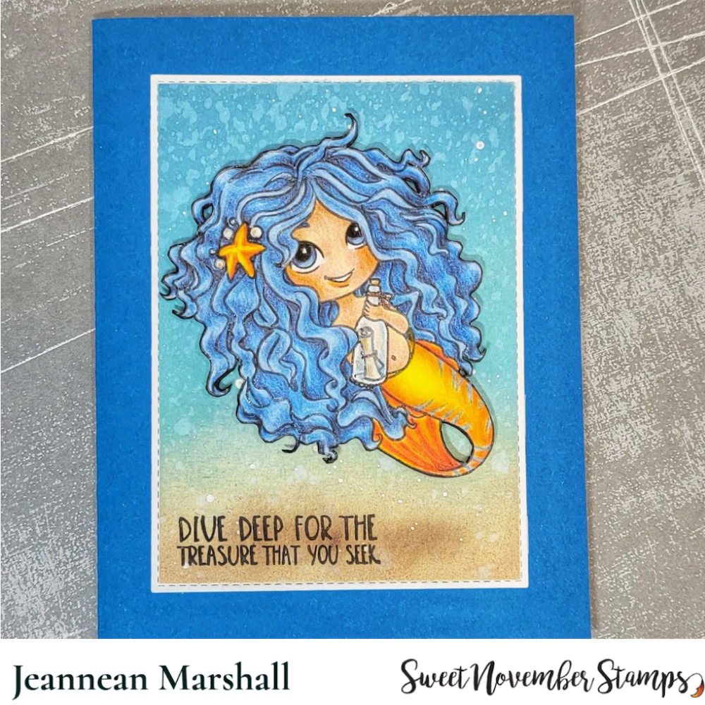 Sweet November Stamps Journey Clear Stamp Set snscmjo23 Dive deep