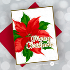 Alex Syberia Designs Festive Poinsettia Die Set asdcd73 Christmas | color-code:ALT01