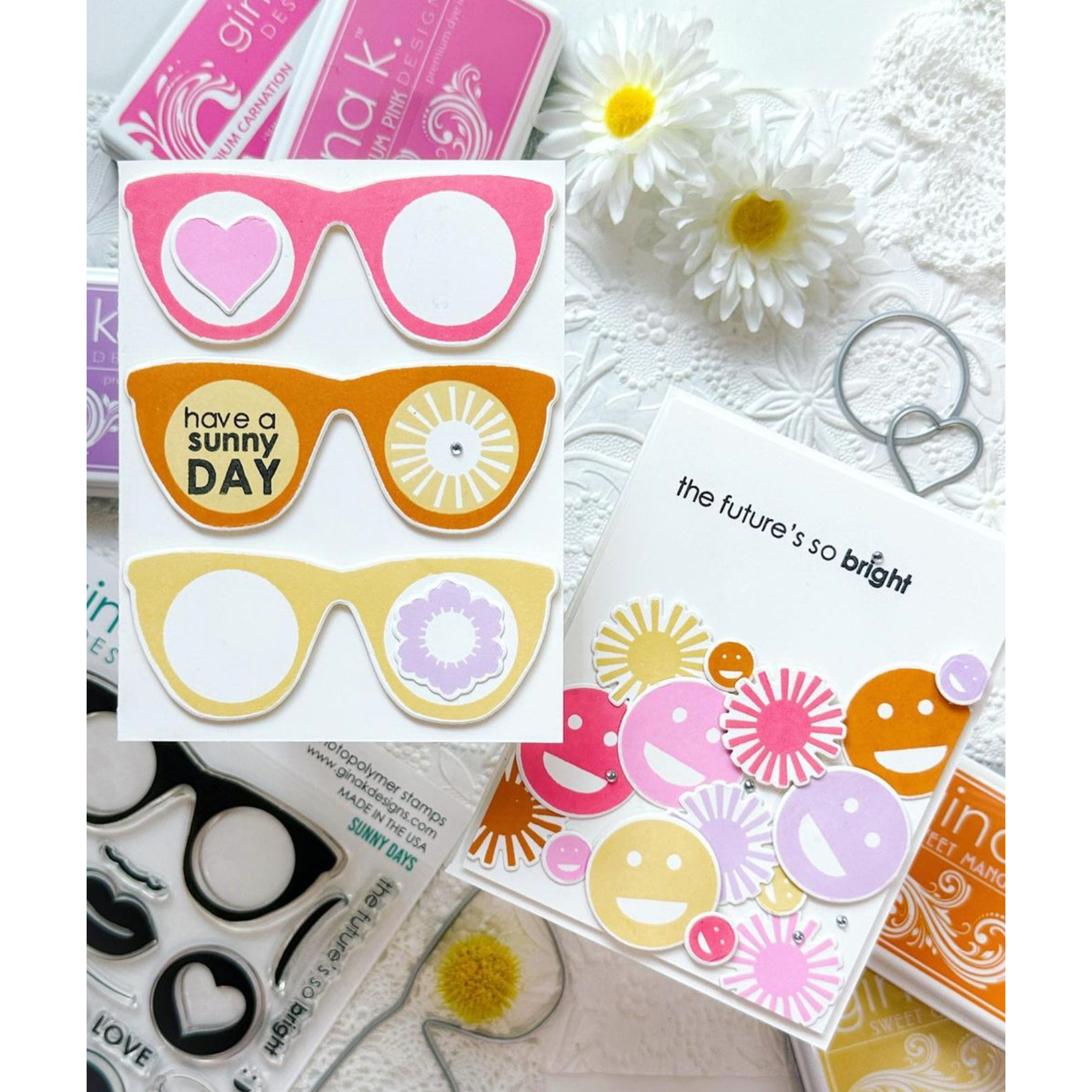 Gina K Designs Sunny Days Clear Stamps mm124 Have A Sunny Day