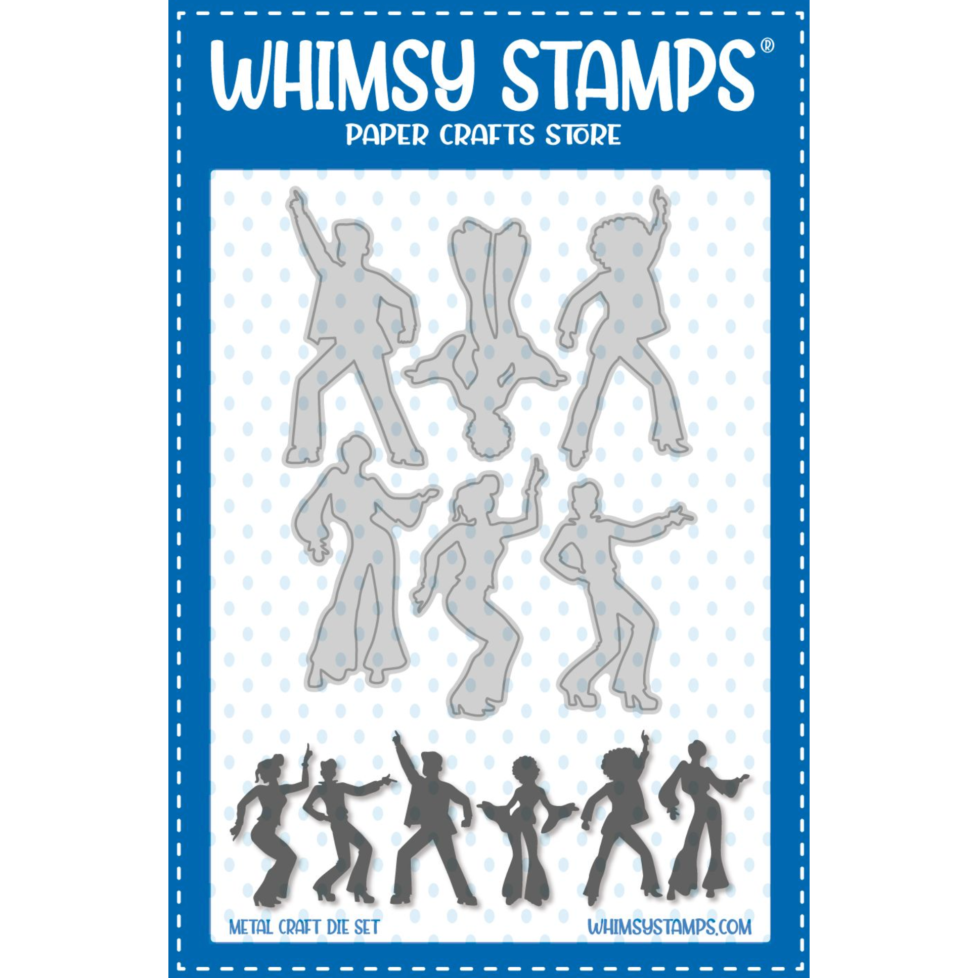 Whimsy Stamps Retro Dancers Dies WSD202