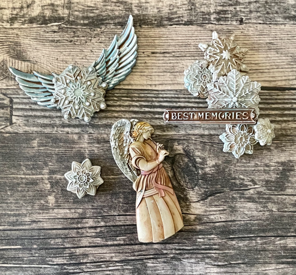 Stamperia Christmas Angel and Wings A5 Soft Mold k3pta5655 best memories