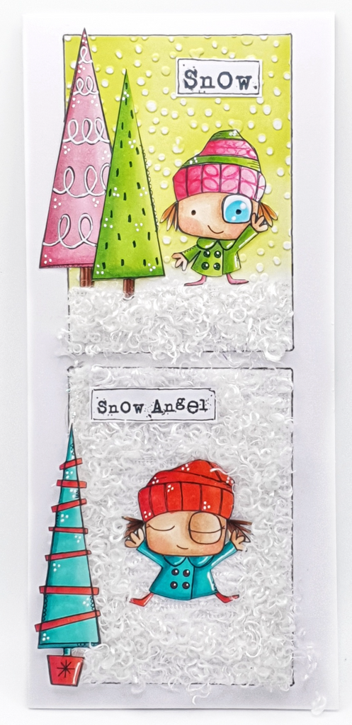 AALL & Create Snow Angel A7 Clear Stamps aall943 snow angel