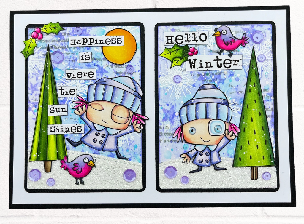 AALL & Create Peace Trees A6 Clear Stamps aall949 hello winter