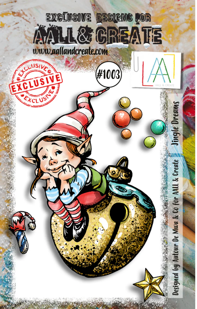 AALL & Create Jingle Dreams A7 Clear Stamps aall1003