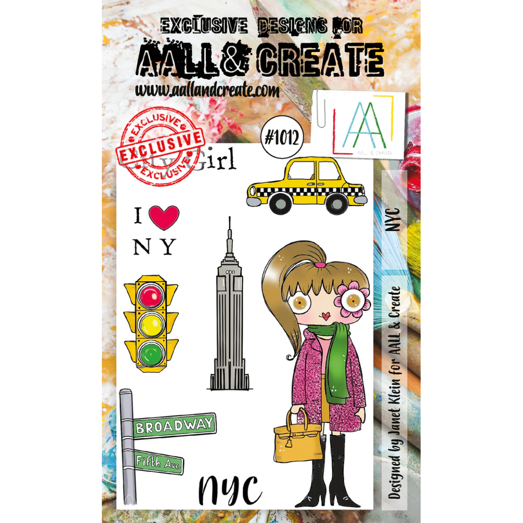 AALL & Create NYC A6 Clear Stamps aall1012