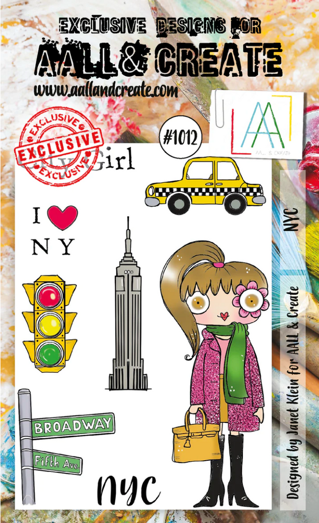 AALL & Create NYC A6 Clear Stamps aall1012
