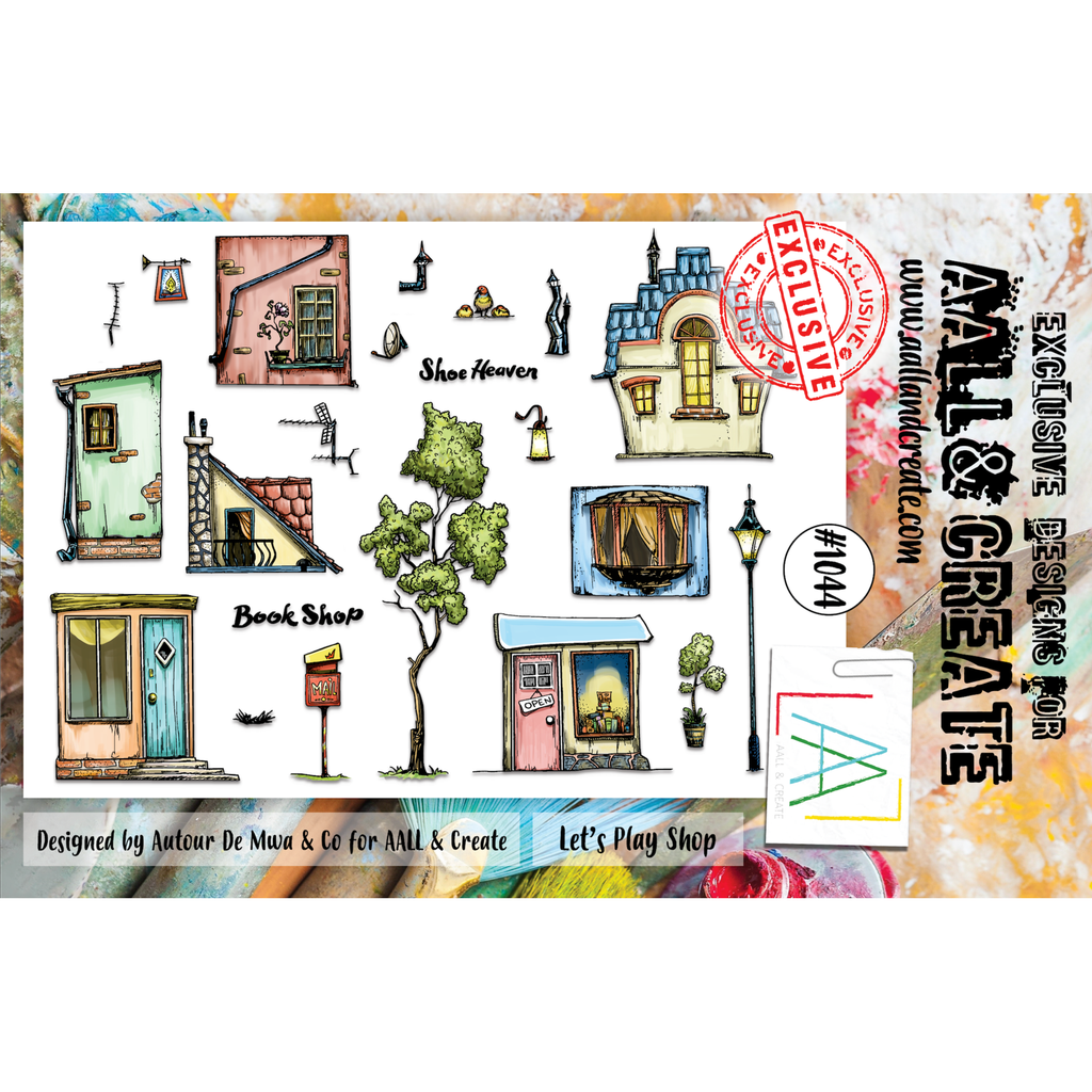 AALL & Create Let's Play Shop A5 Clear Stamps aall1044