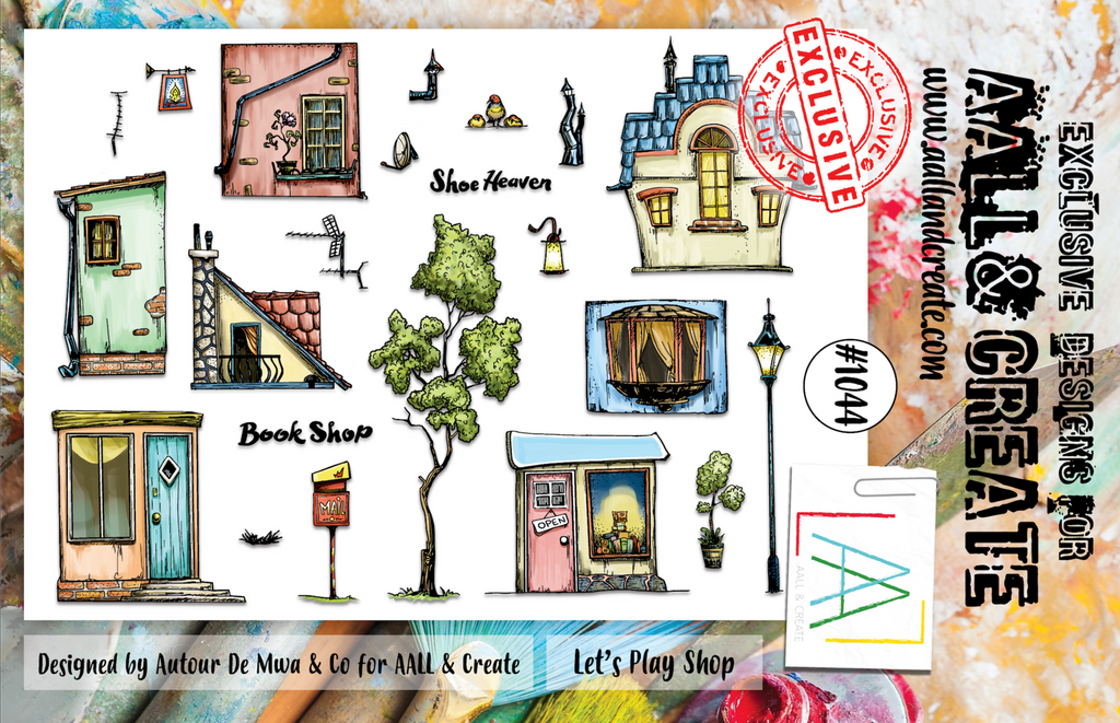 AALL & Create Let's Play Shop A5 Clear Stamps aall1044